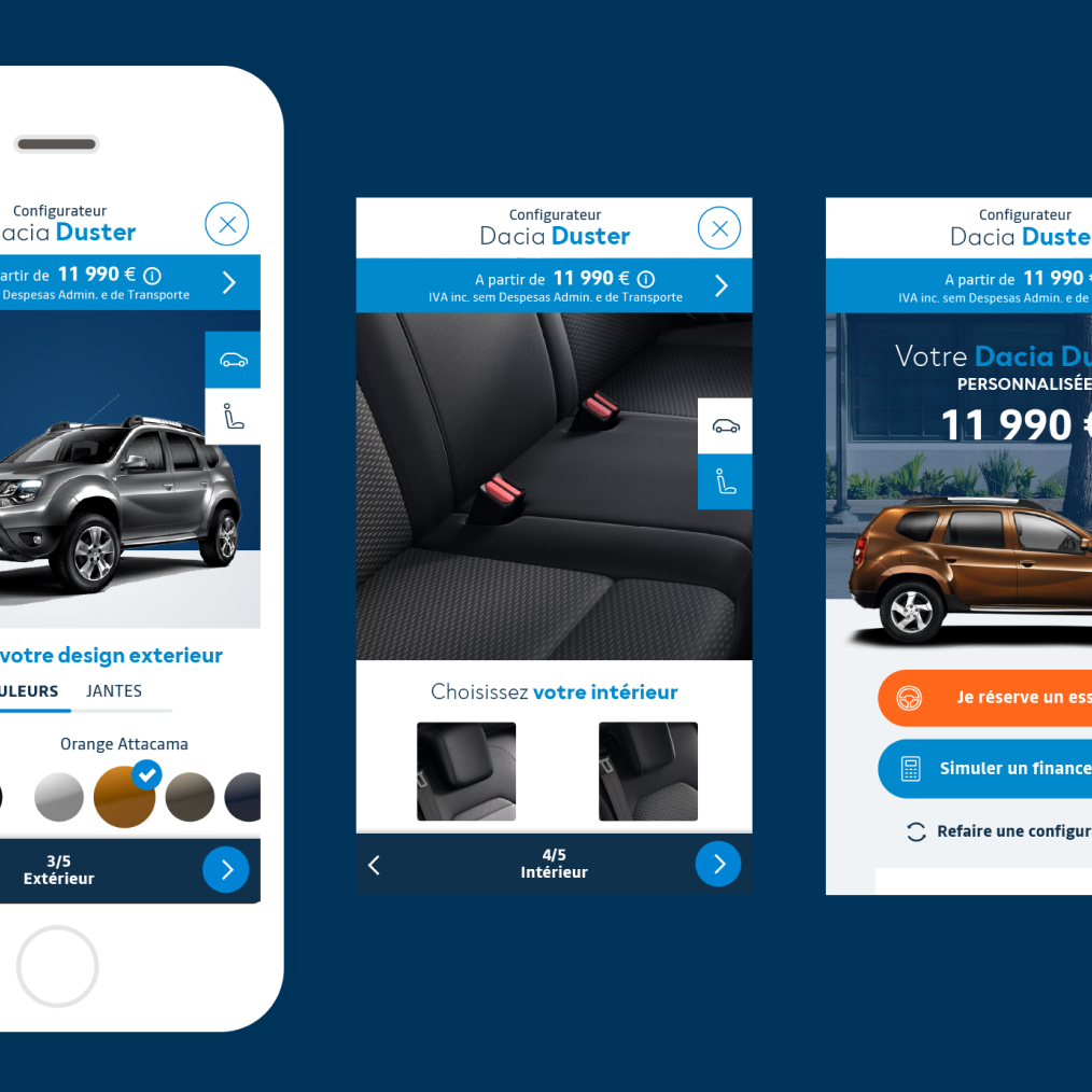 Use Case Dacia configurator